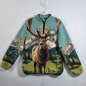 Creative Action Network Grand Teton National Park Fleece Pullover Size 14/16